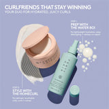 The Bounce Besties 2-Piece Mini Leave-In Conditioner Spray + Full Size Curl-Defining Cream Hair Gift Set
