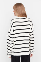 striped sweater top