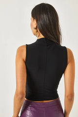 Black ruched top