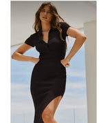 Short sleeve maxi Dress