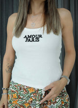 Amour Paris tank top