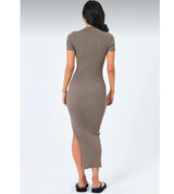 Short sleeve maxi Dress