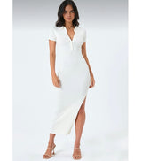 Short sleeve maxi Dress