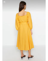 Belted Buttoned Dress