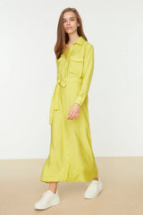 Yellow maxi dress