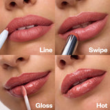 Unbuttoned Lip Liner, Lipstick, and Gloss Gift Set