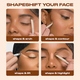Naked Shaped Warm-Toned Makeup Palette for Eyes & Face