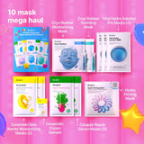 Assorted 10 Mask Mega Haul Holiday Gift Set