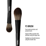 Mario's Face and Eye Trio Cosmetic Brush Set
