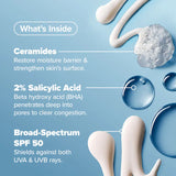 Mini Must-Haves with 2% BHA Exfoliating Toner, Foaming Cleanser, & SPF 50