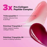 Peptide Plumping Gloss Balm Duo Gift Set for Hydrated, Fuller Lips
