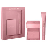 Major Headlines Double-Take Crème & Powder Blush Duo & Lip Balm Makeup Gift Set - Soft Rosy Pink