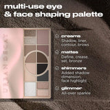 Naked Shaped Cool-Toned Makeup Palette for Eyes & Face