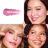 Unreal Lip + Cheek Glow Blush Stick with Hyaluronic Acid