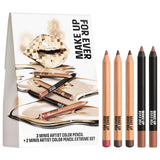 Mini Artist Color Pencil Original & Extreme Long-lasting Lip Liner Set