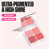 Blush Filter Blurring Blushlighters Palette - Toasty Peach