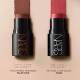 Mini Multiple Blush & Sculpt Stick Duo: Fling / Palm Cove