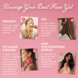 Cactus Fruit 3-in-1 Styling Cream, Mini Fairy Blaster + Prickly Pear Oil Set