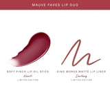 Mauve Faves Lip Duo Makeup Gift Set