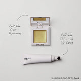 Shimmer Lip Gloss & Cream Highlighter Duo Gift Set