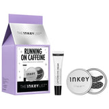 Running on Caffeine Eye Cream & Reusable Eye Patches Gift Set for Depuffing & Dark Circles