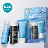 Mini Must-Haves with 2% BHA Exfoliating Toner, Foaming Cleanser, & SPF 50