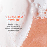 Balance Mode Rice Foaming Gel Cleanser with Glycolic Acid to Control Shine & Unclog Pores