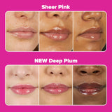 Peptide Plumping Gloss Balm Duo Gift Set for Hydrated, Fuller Lips