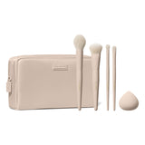 Oat Latte 5-Piece Face & Eye Brush Set