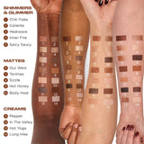 Naked Shaped Warm-Toned Makeup Palette for Eyes & Face