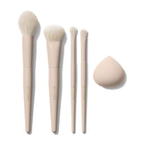 Oat Latte 5-Piece Face & Eye Brush Set