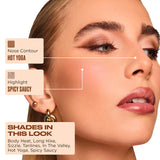 Naked Shaped Warm-Toned Makeup Palette for Eyes & Face