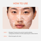 Balance Mode Rice Foaming Gel Cleanser with Glycolic Acid to Control Shine & Unclog Pores