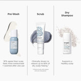 Scalp Revival™ Moisture + Detox + Refresh Minis Kit for Dry, Flaky Scalp