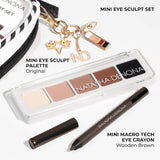 Mini Eye Sculpt Eyeshadow Palette & Eye Crayon Pencil Duo Makeup Gift Set