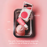 The Dewy Pink Set with mini Lip Butter Balm in Pink Sugar