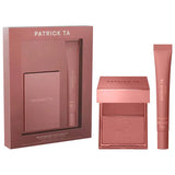 Major Headlines Double-Take Crème & Powder Blush Duo & Lip Balm Makeup Gift Set - Soft Warm Mocha