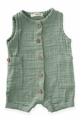 mint green jumpsuit