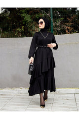 Black hijab Dress