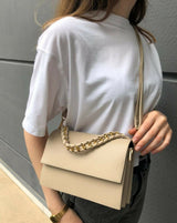 Cream women handbag