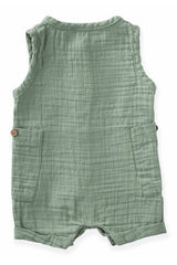 mint green jumpsuit