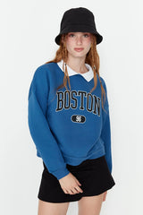 Boston blue sweatshirt