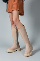 beige boots