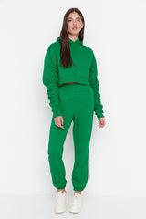 Green joggers co-ord set