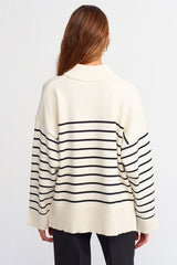striped sweater top