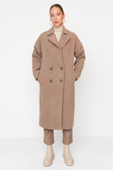 oversized camel coat