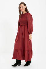 Bordo modest dress