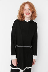 black Knitwear Co ord Set