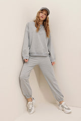 grey sweatpants co-ord set