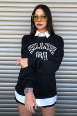 Oversized black Sweatshirt